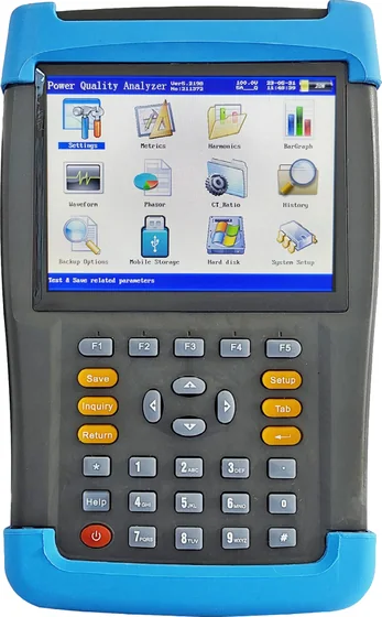 ZWDZ301S Analizador de calidad de energía portátil Clase A